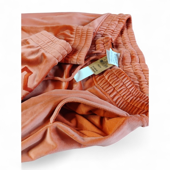 Victoria's Secret PINK NWT Velour Skinny Joggers Women's Size XS Pink/Peach - Picture 7 of 8